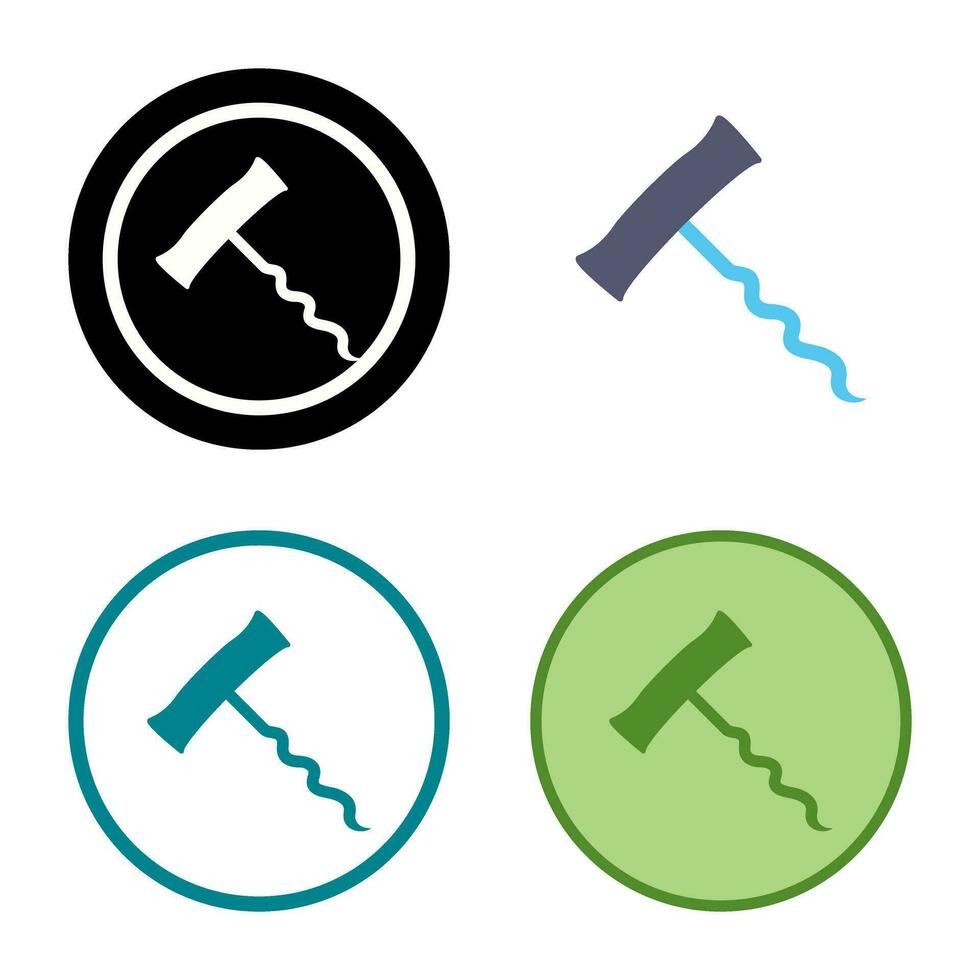 Unique Corkscrew Vector Icon