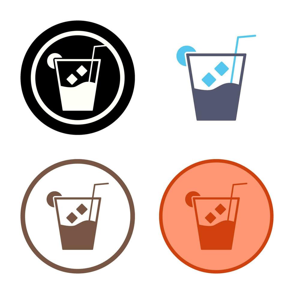 Unique Whiskey Sour Vector Icon