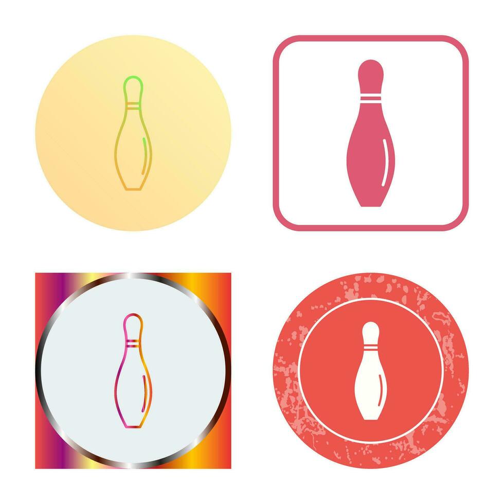 Bowling Pin Vector Icon