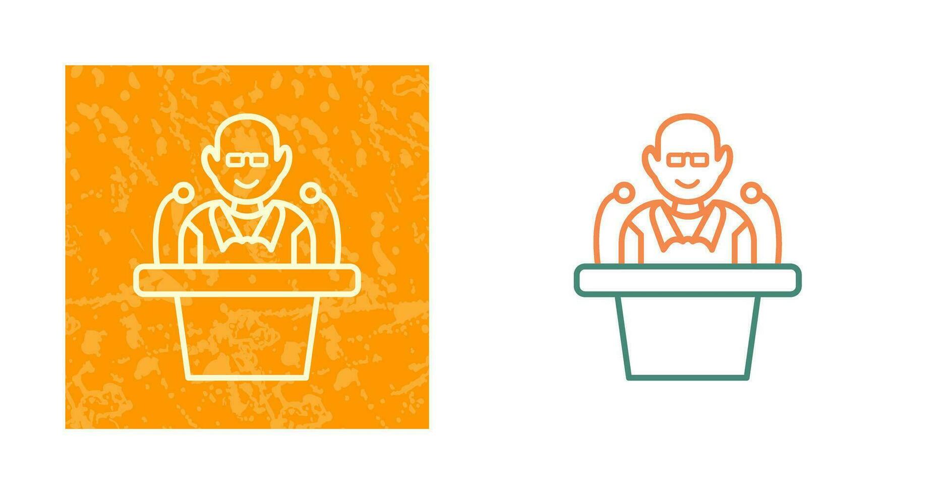 Unique Lecture Vector Icon