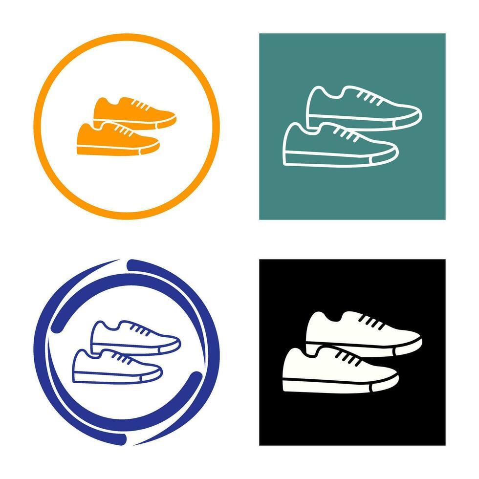 icono de vector de zapatillas