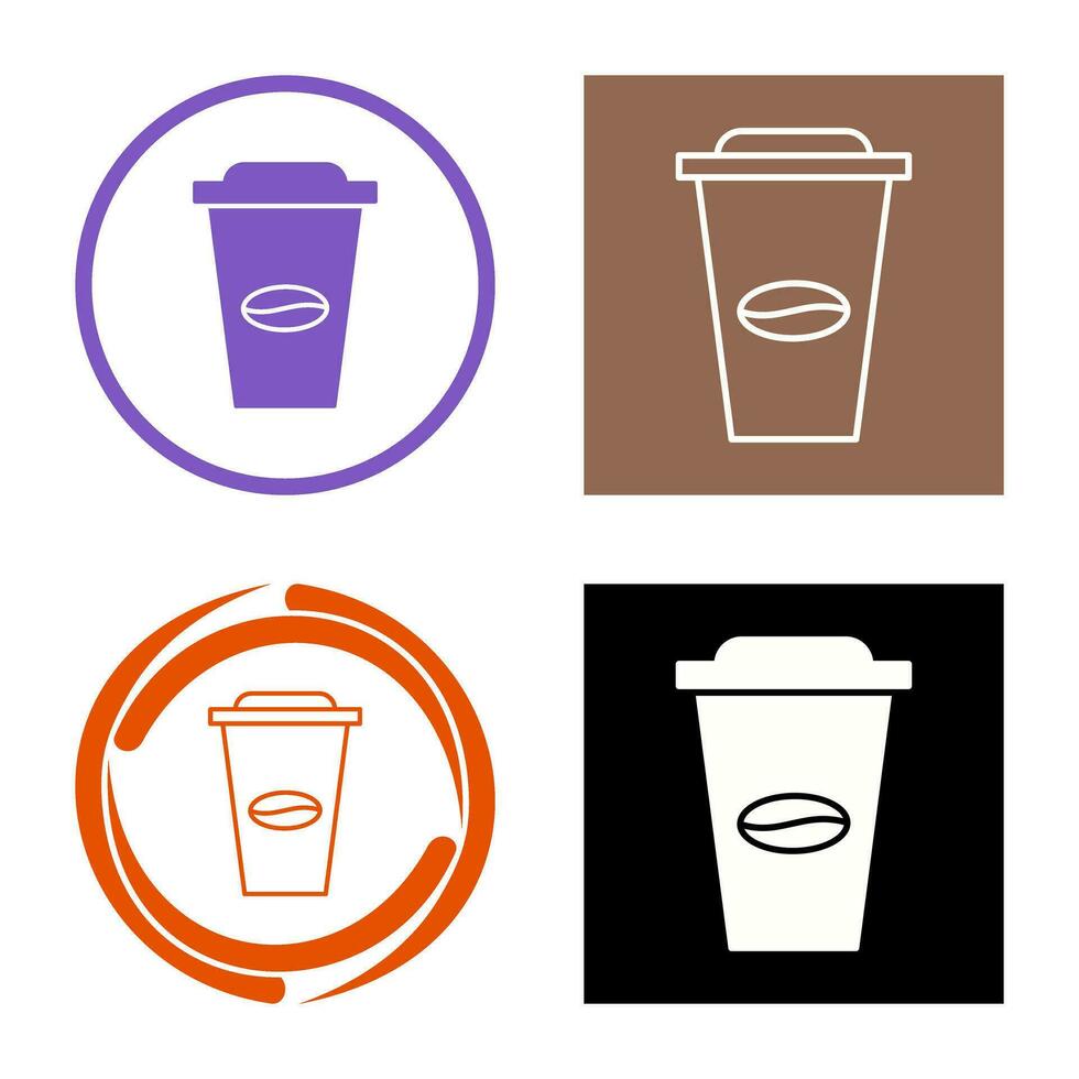 icono de vector de taza de café