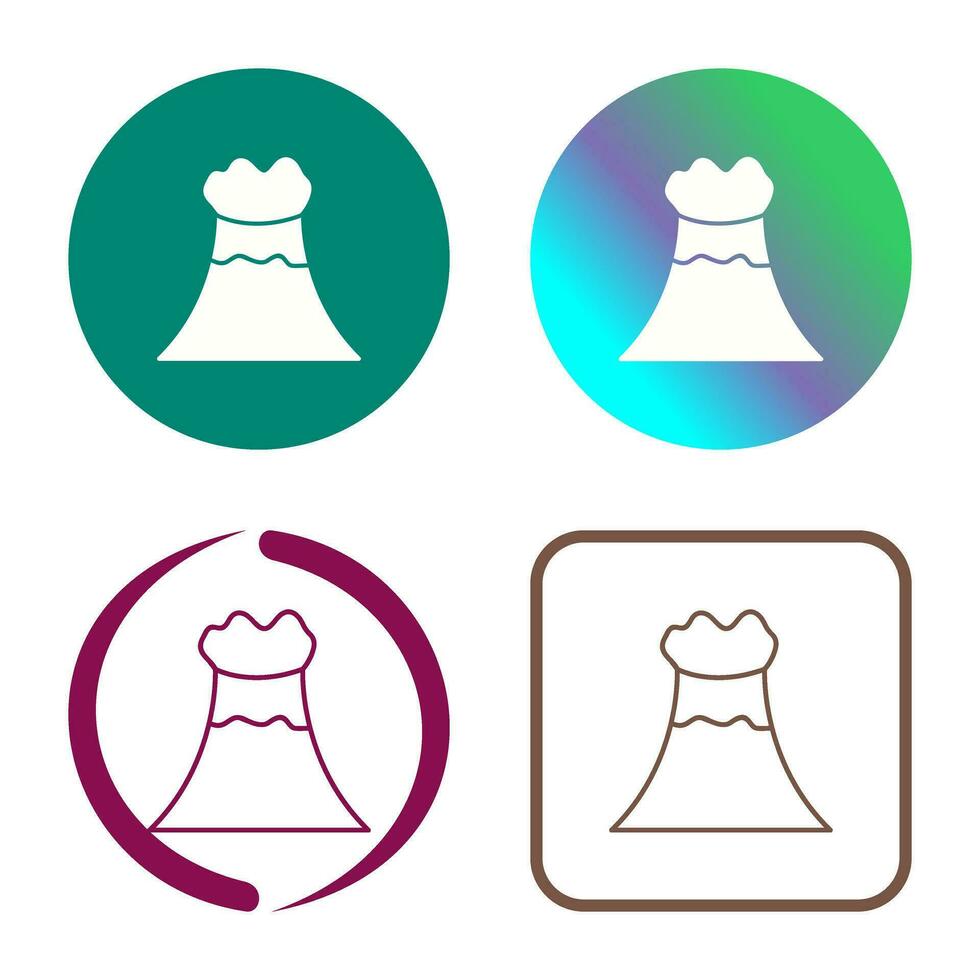 Volcano Vector Icon