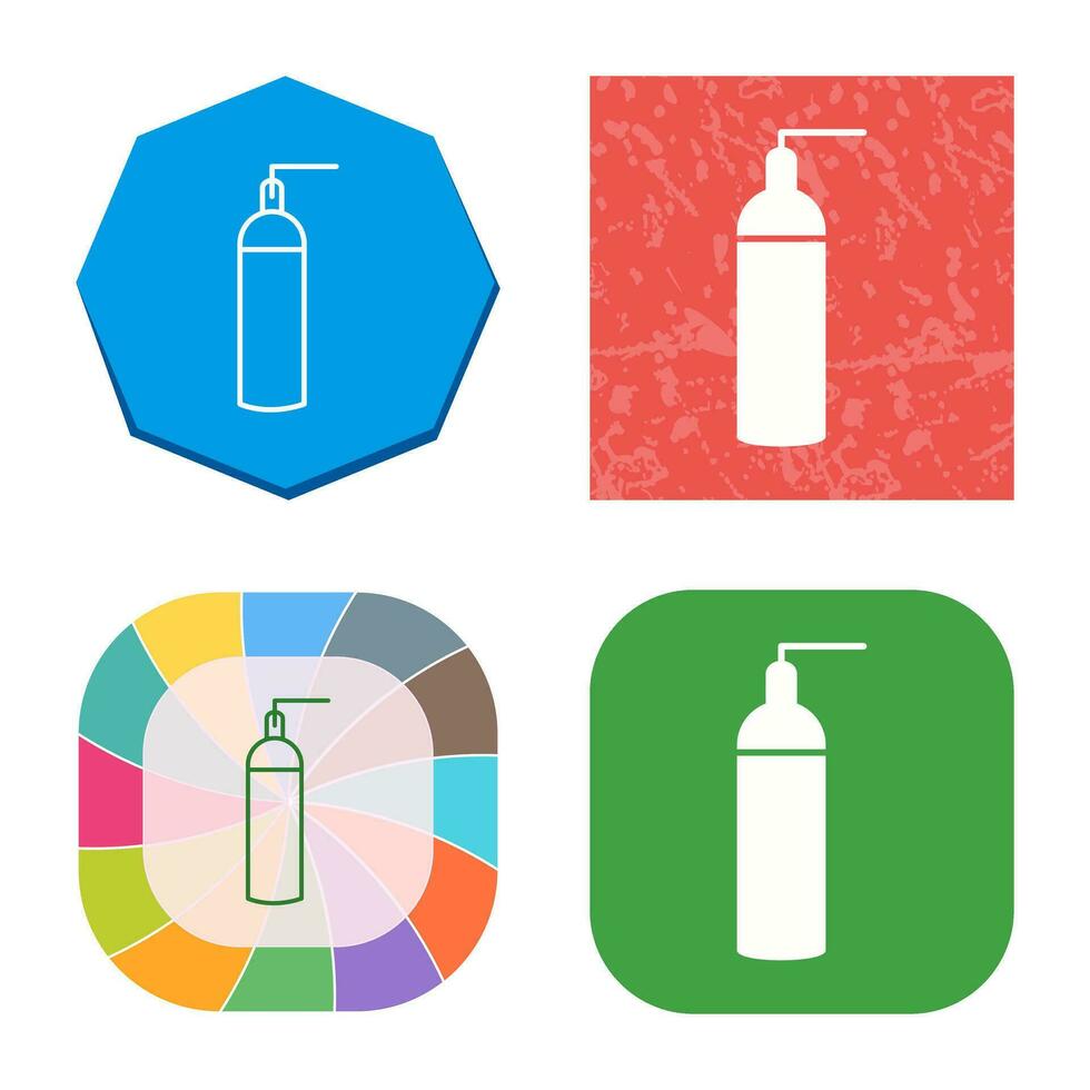 Unique Oxygen Tanks Vector Icon