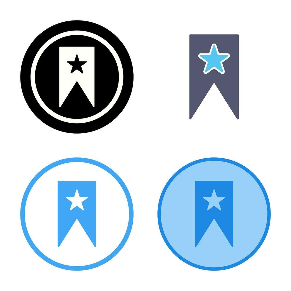 Unique Bookmarking Services Vector Icon