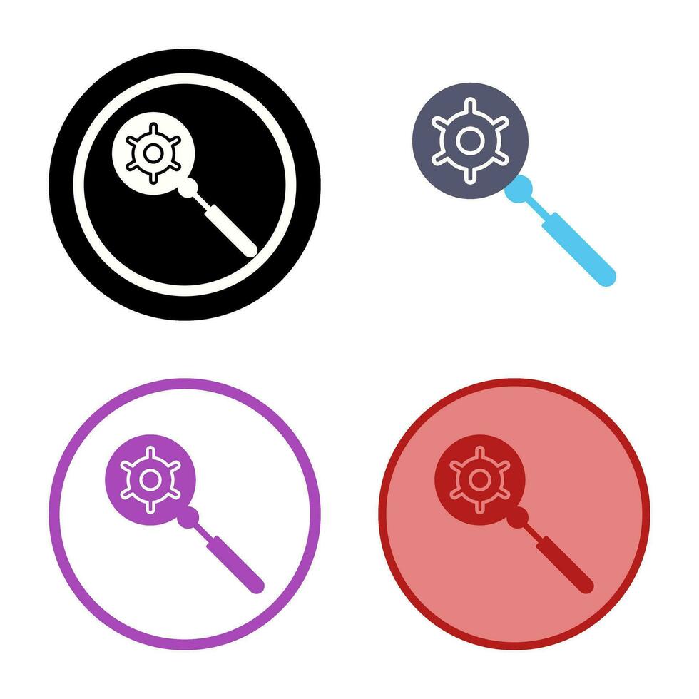 Unique Search Engine Optimizati Vector Icon