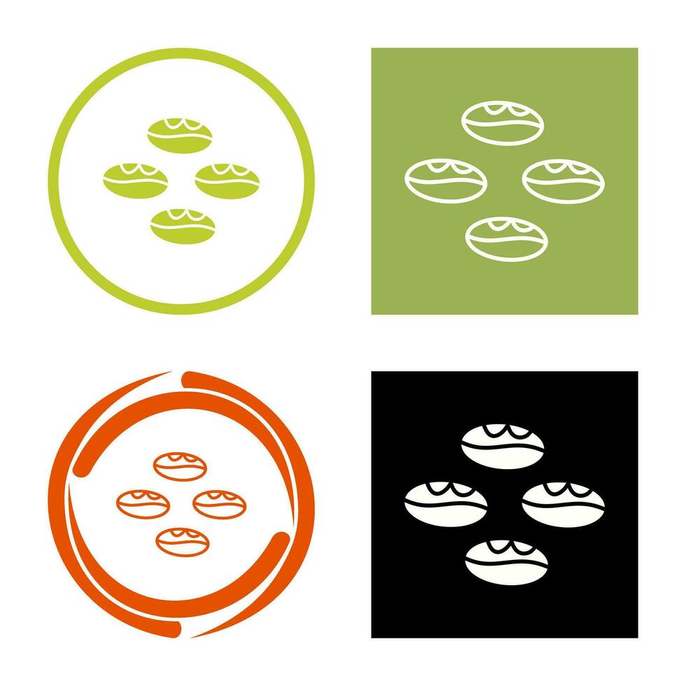 Coffee Beans Vector Icon