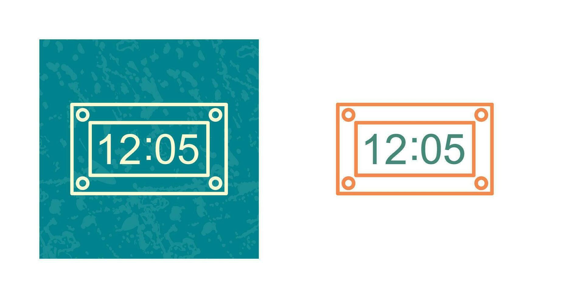 Unique Timer Vector Icon