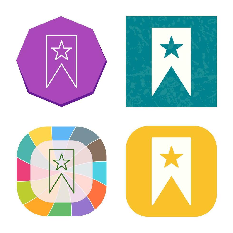 Unique Bookmarking Services Vector Icon