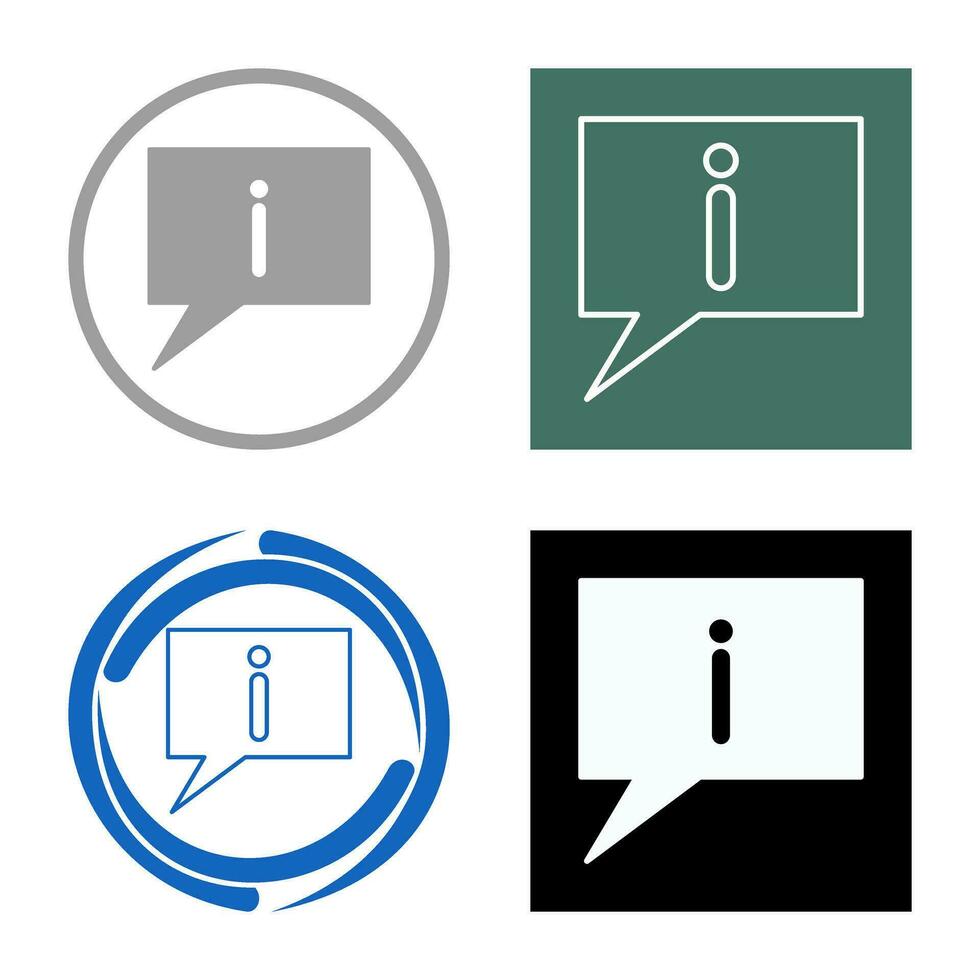 Information Vector Icon