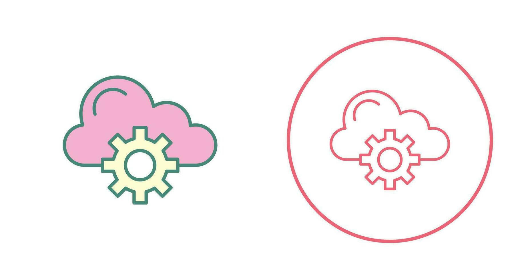 Cloud Computing Vector Icon