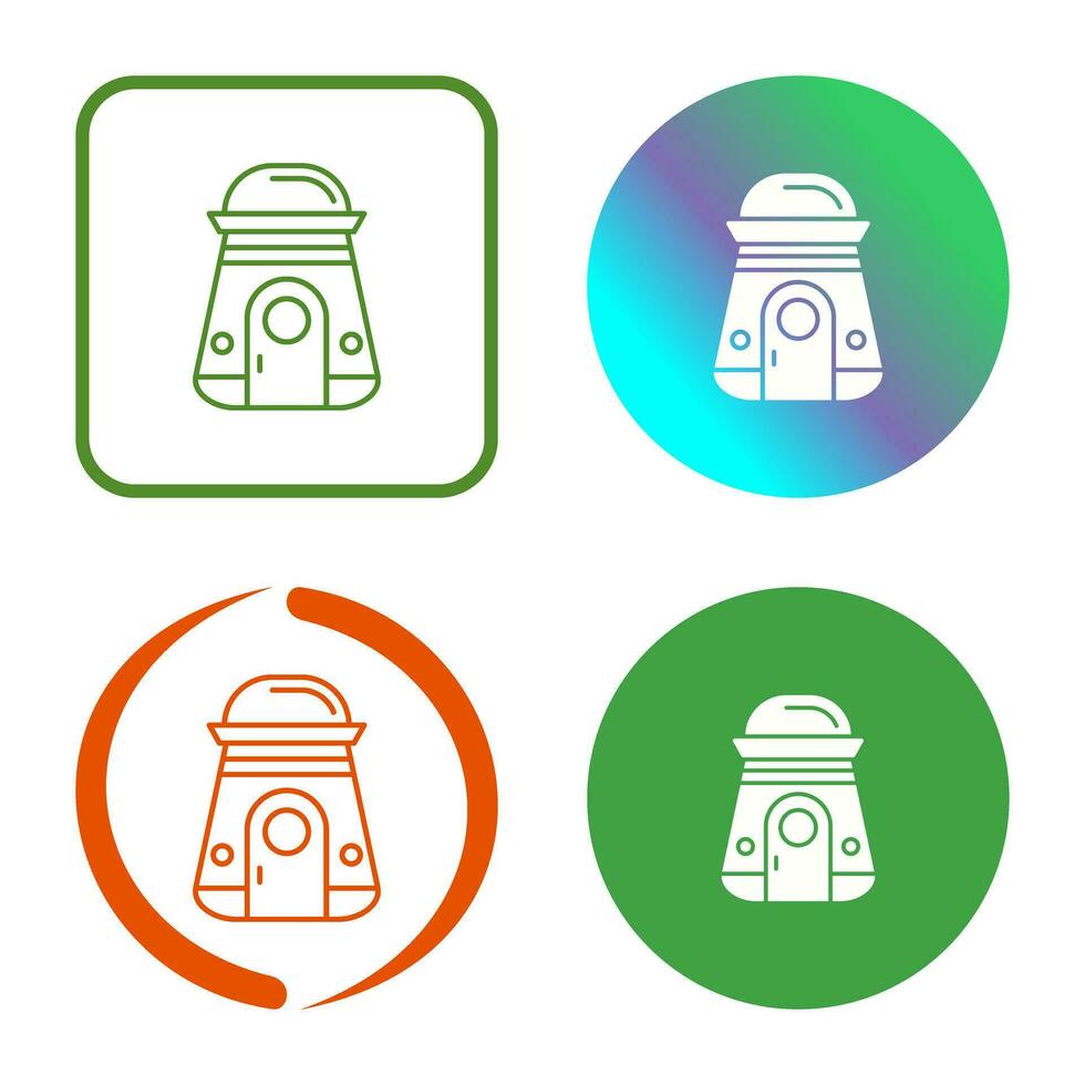 Space Capsule Vector Icon