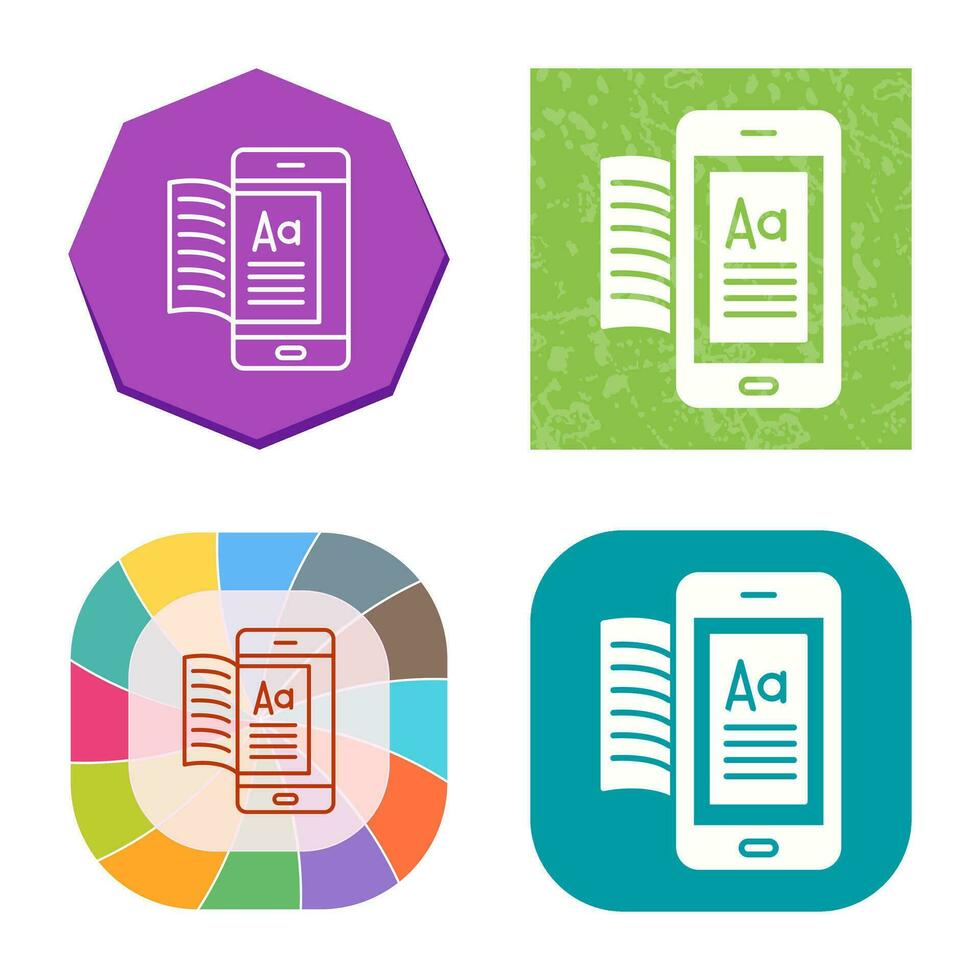 Ebook Vector Icon