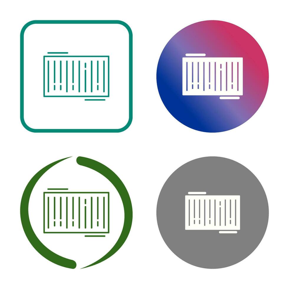 Barcode Vector Icon