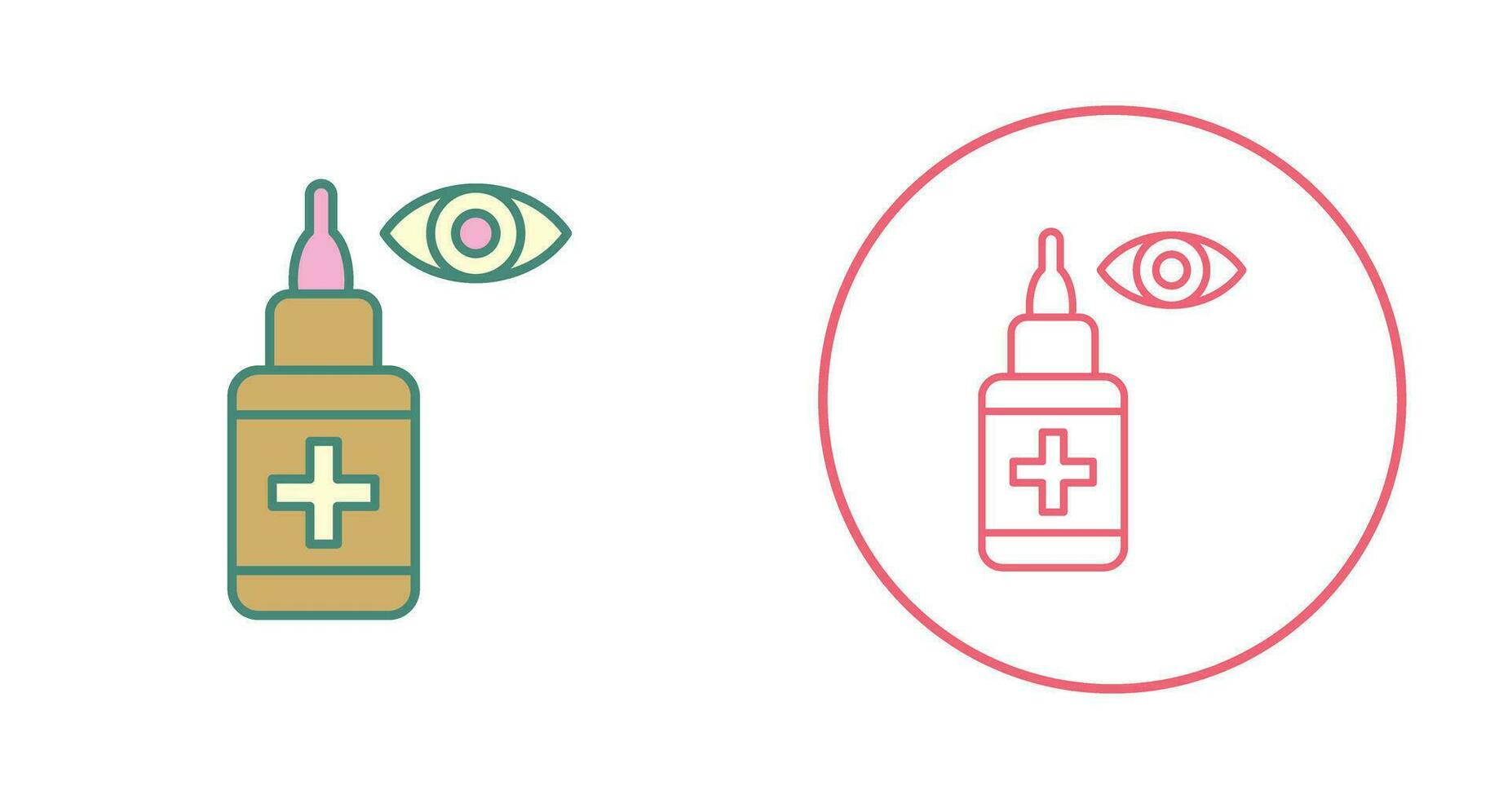 Eye Drop Vector Icon