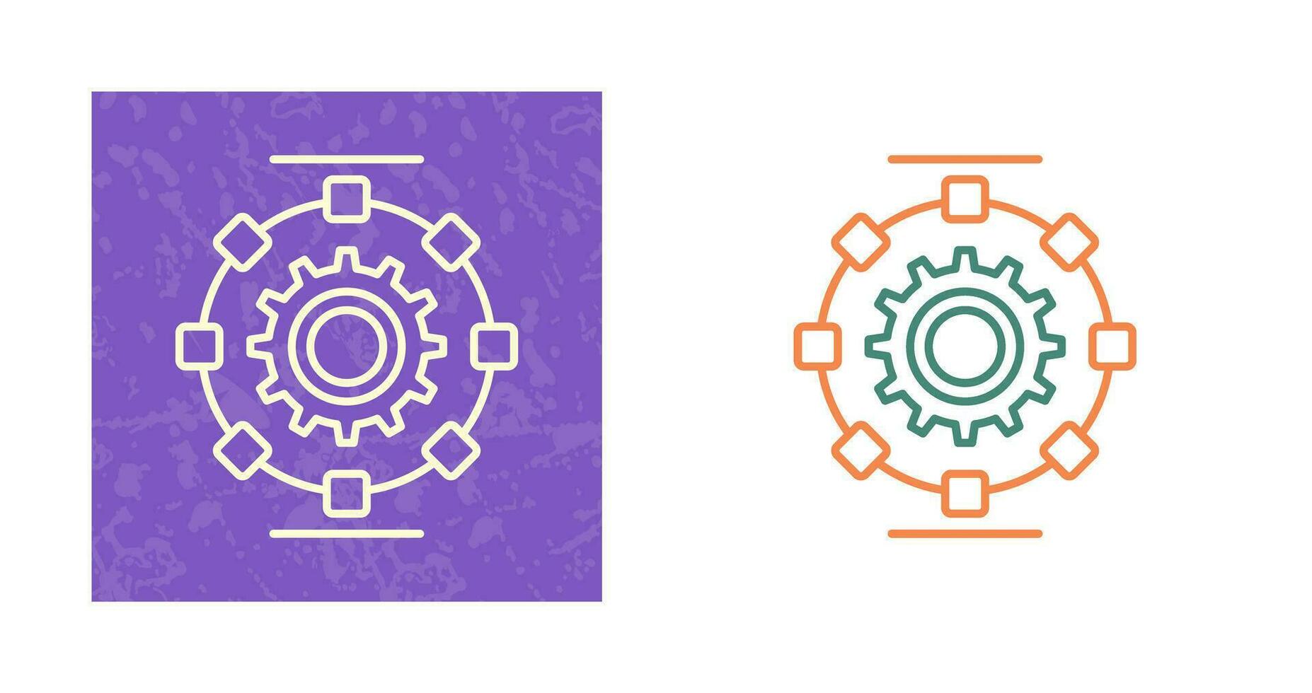 Automated Process Vector Icon