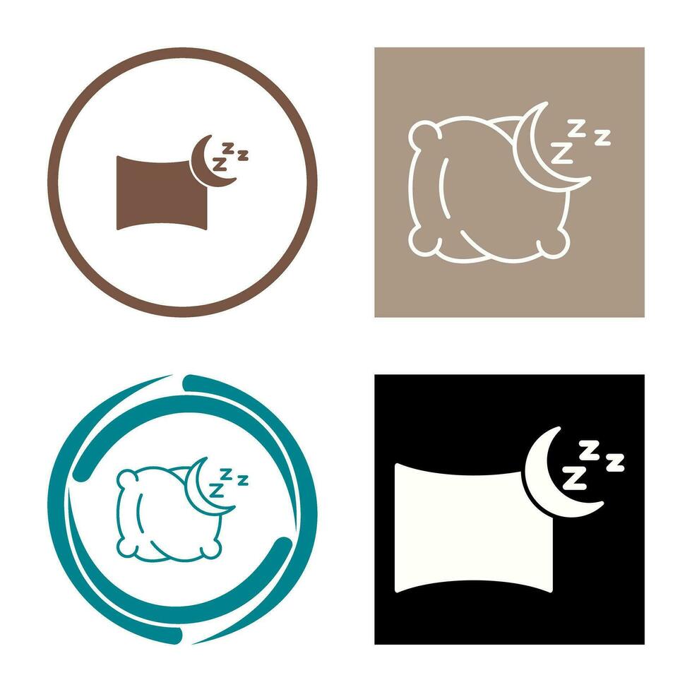 icono de vector de almohada