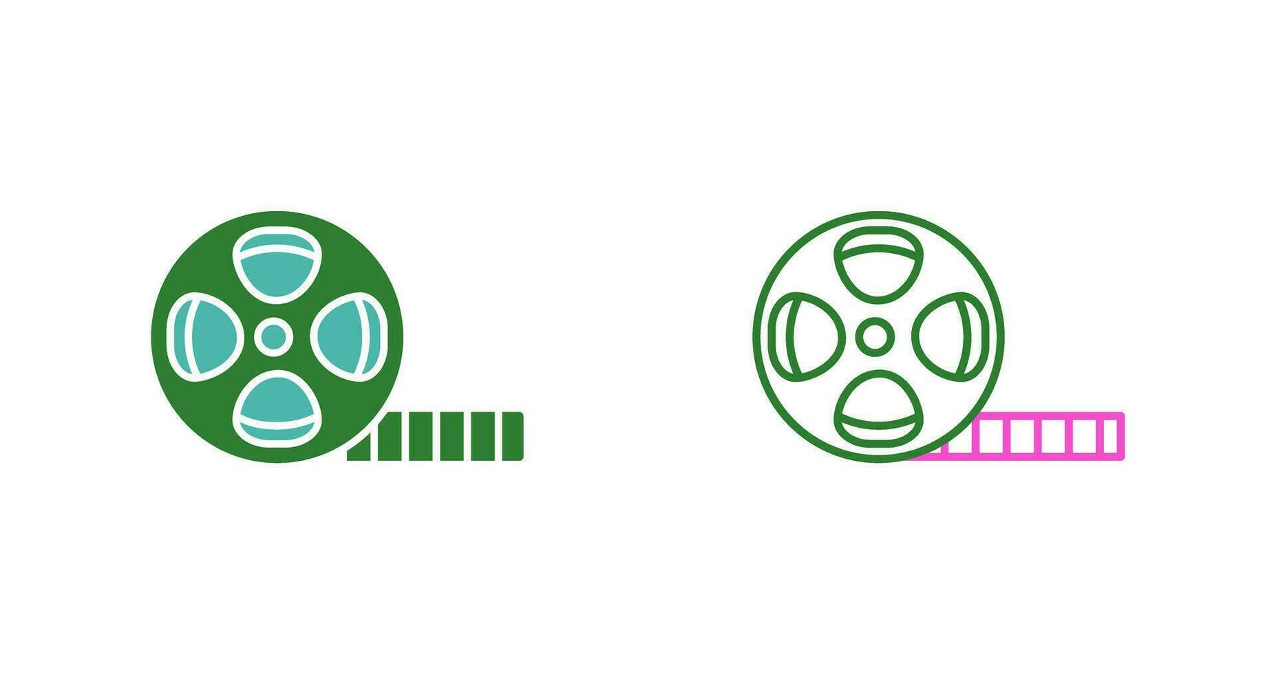 Film Reel Vector Icon
