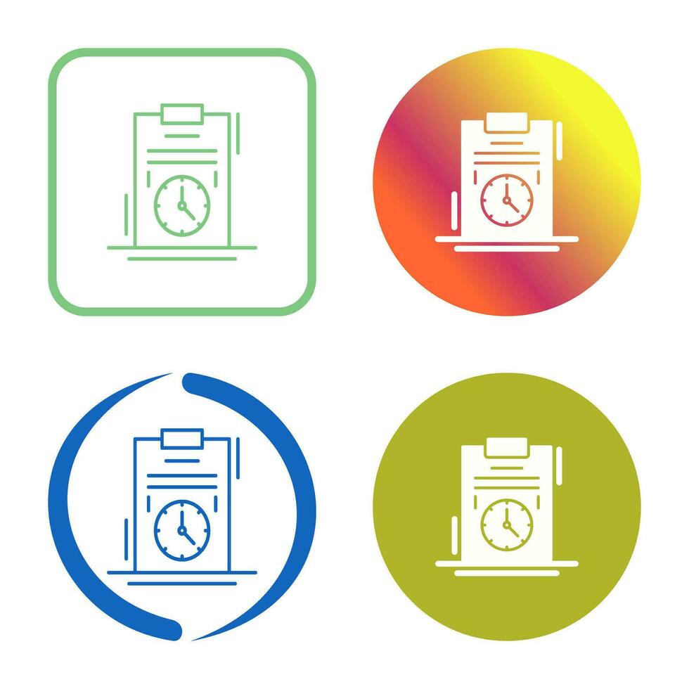 Time Management Vector Icon