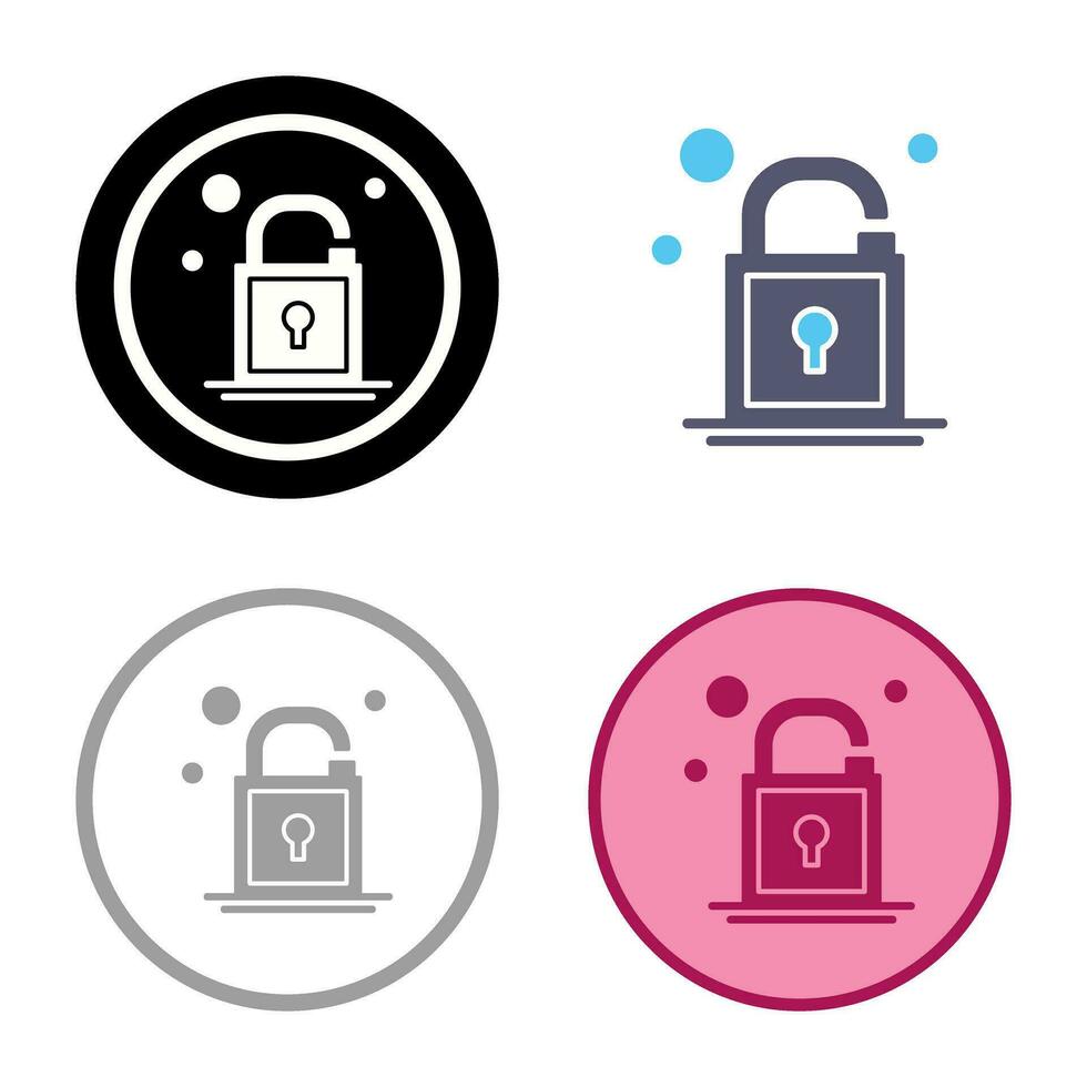 Open Lock Vector Icon