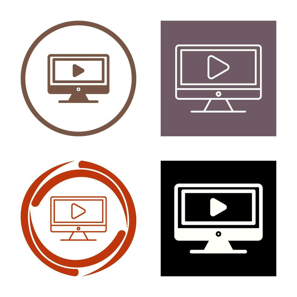 Video Lesson Vector Icon