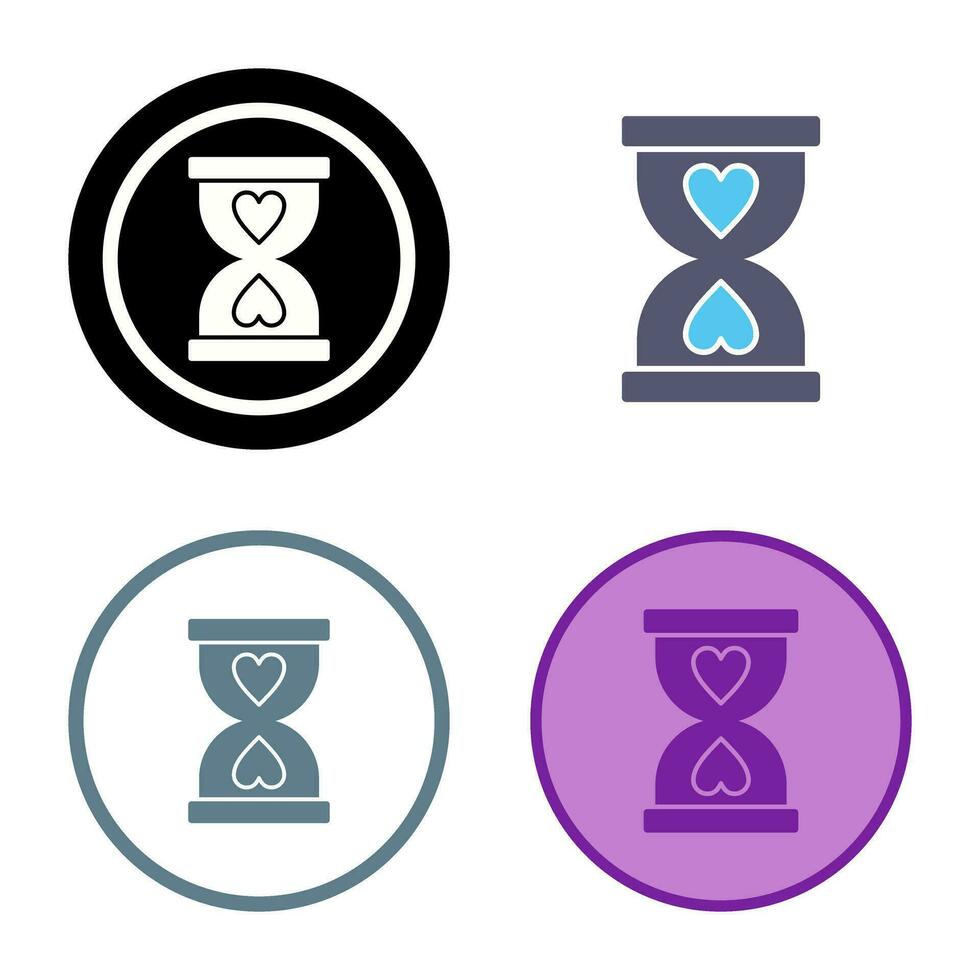 icono de vector de reloj de arena