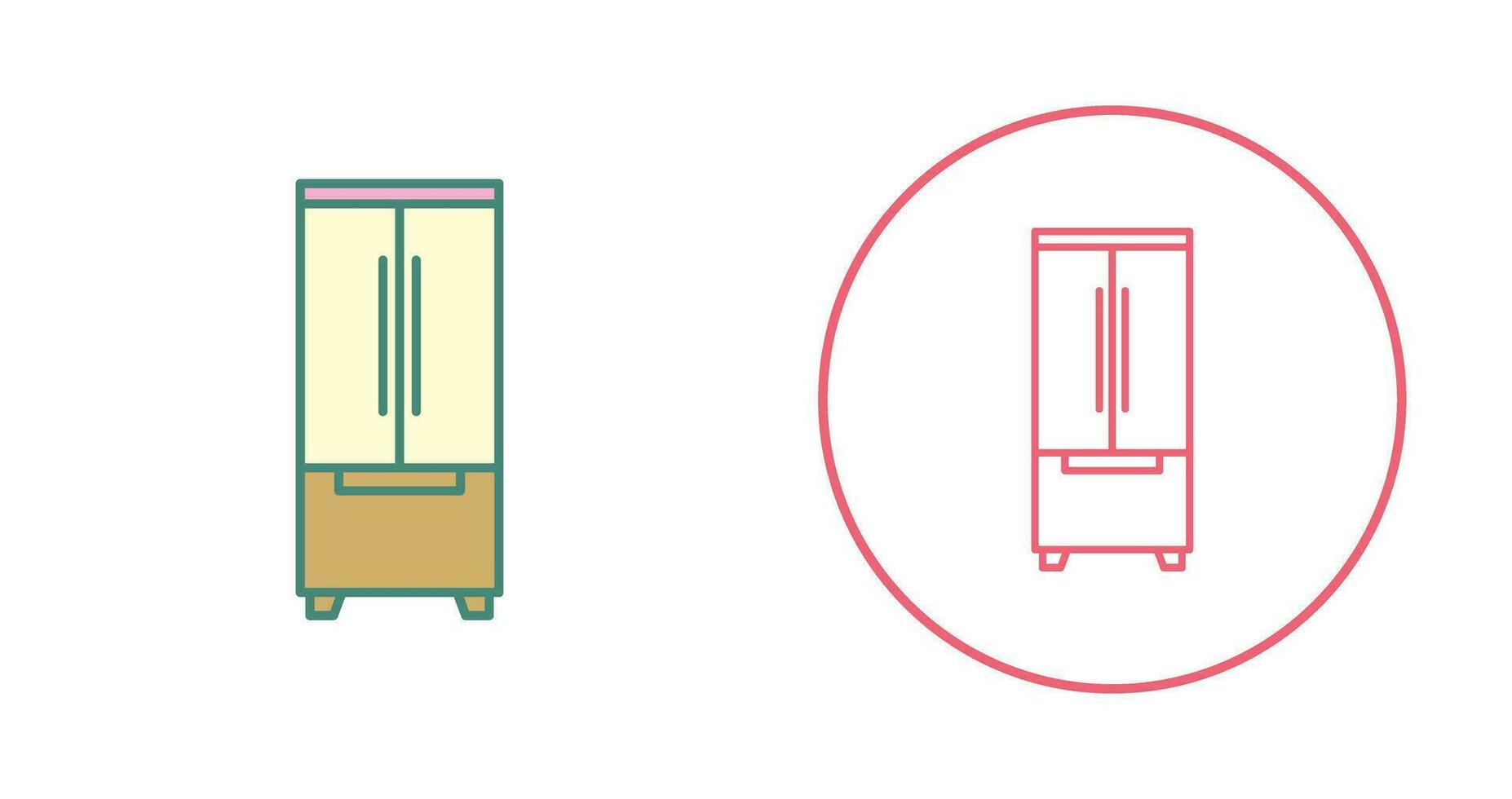 Refrigerator Vector Icon