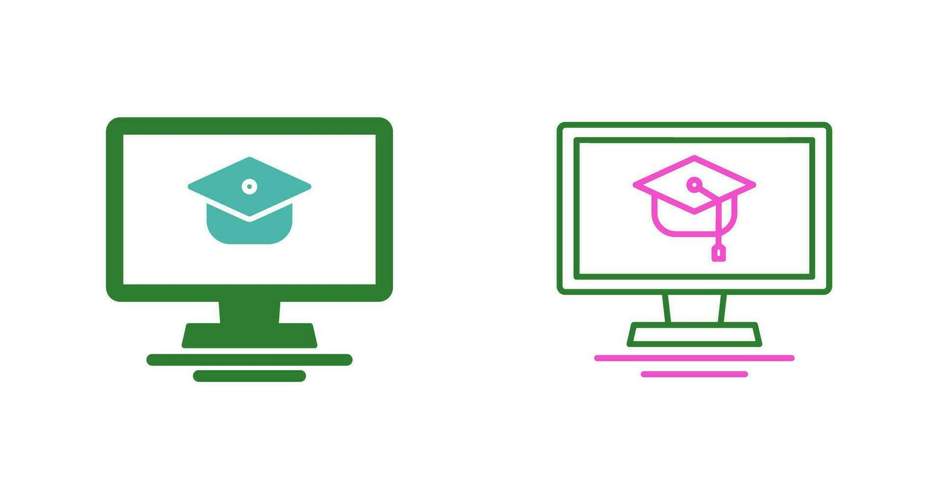 Online Course Vector Icon