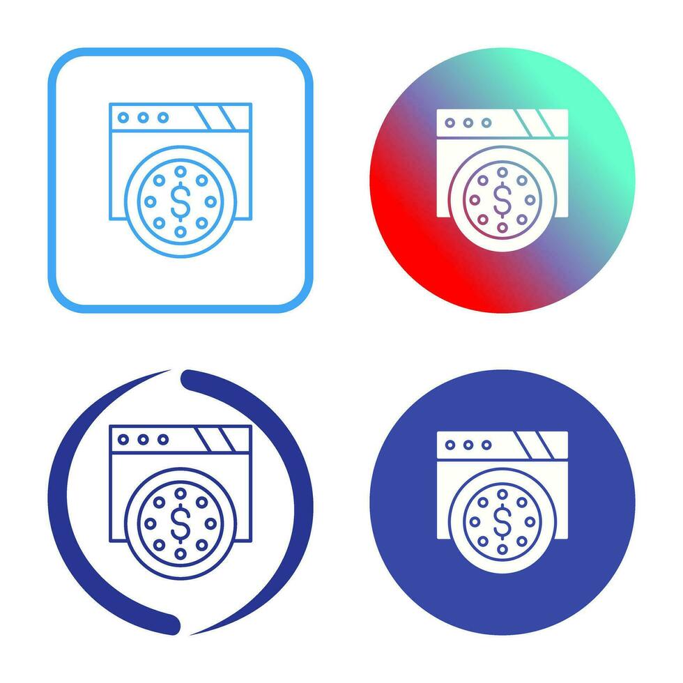 Dollar Coin Vector Icon