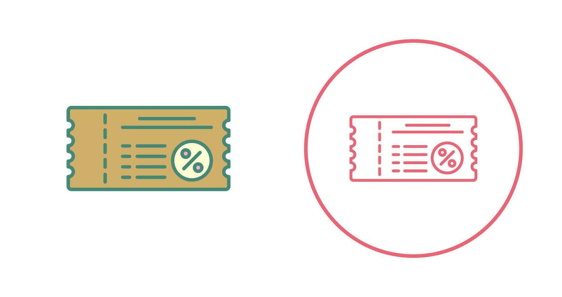 Voucher Vector Icon