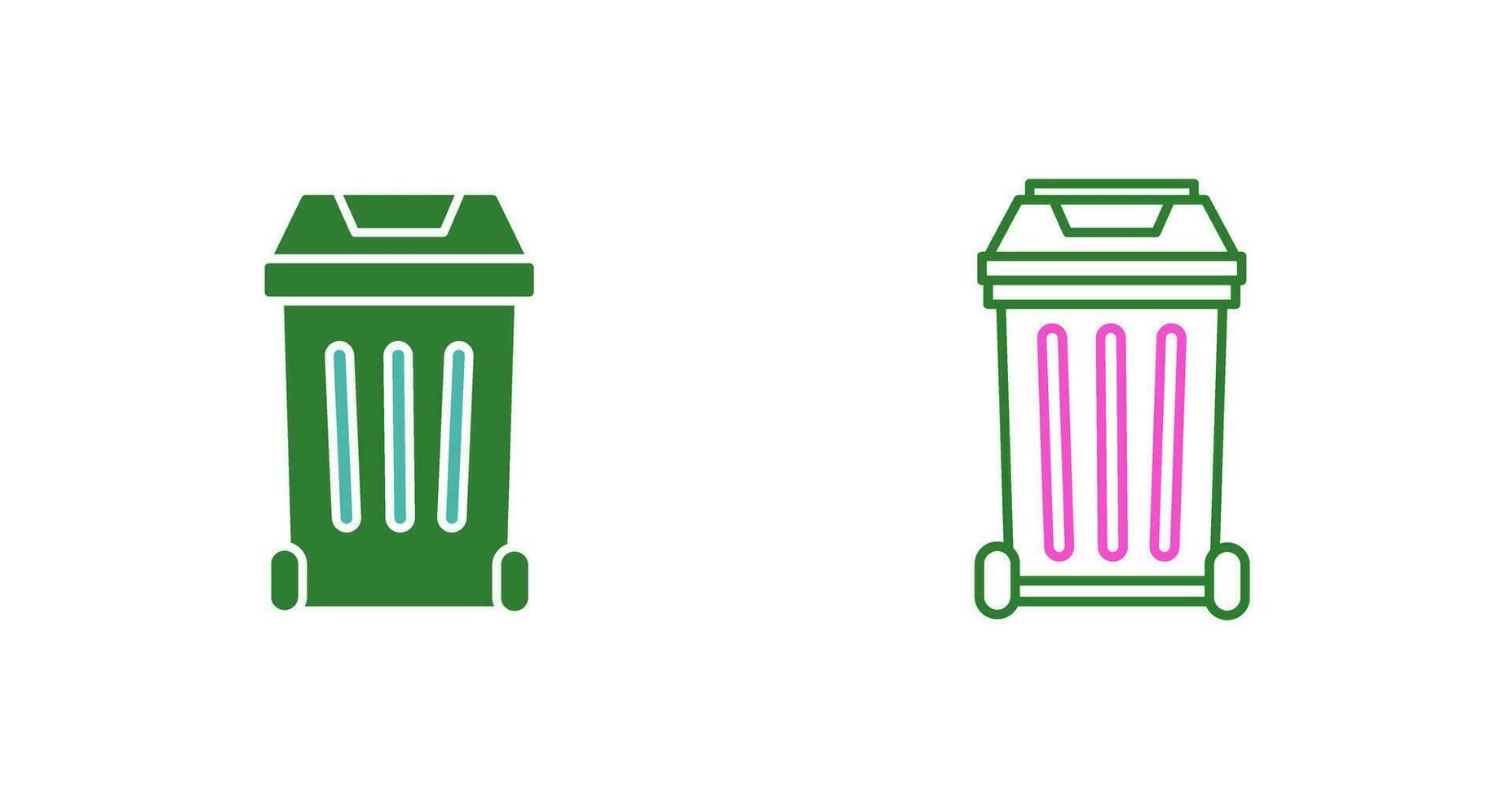 icono de vector de basura