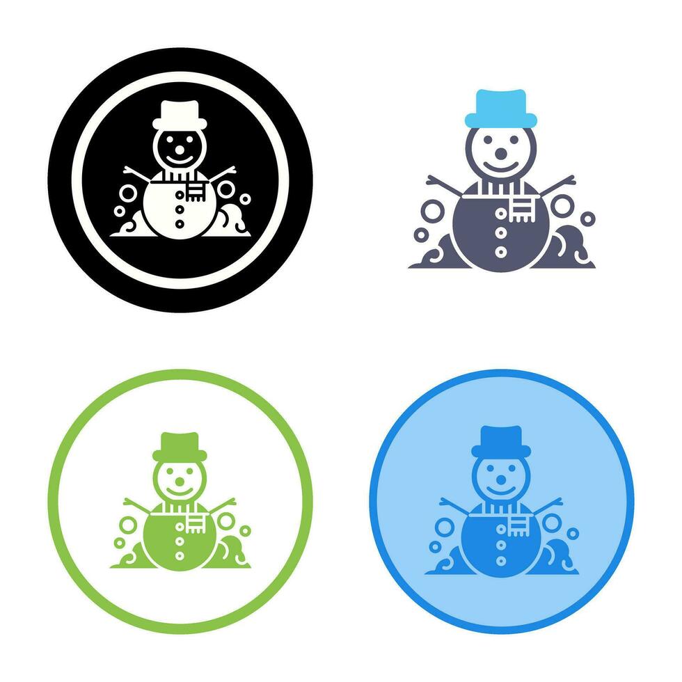 Snowman Vector Icon