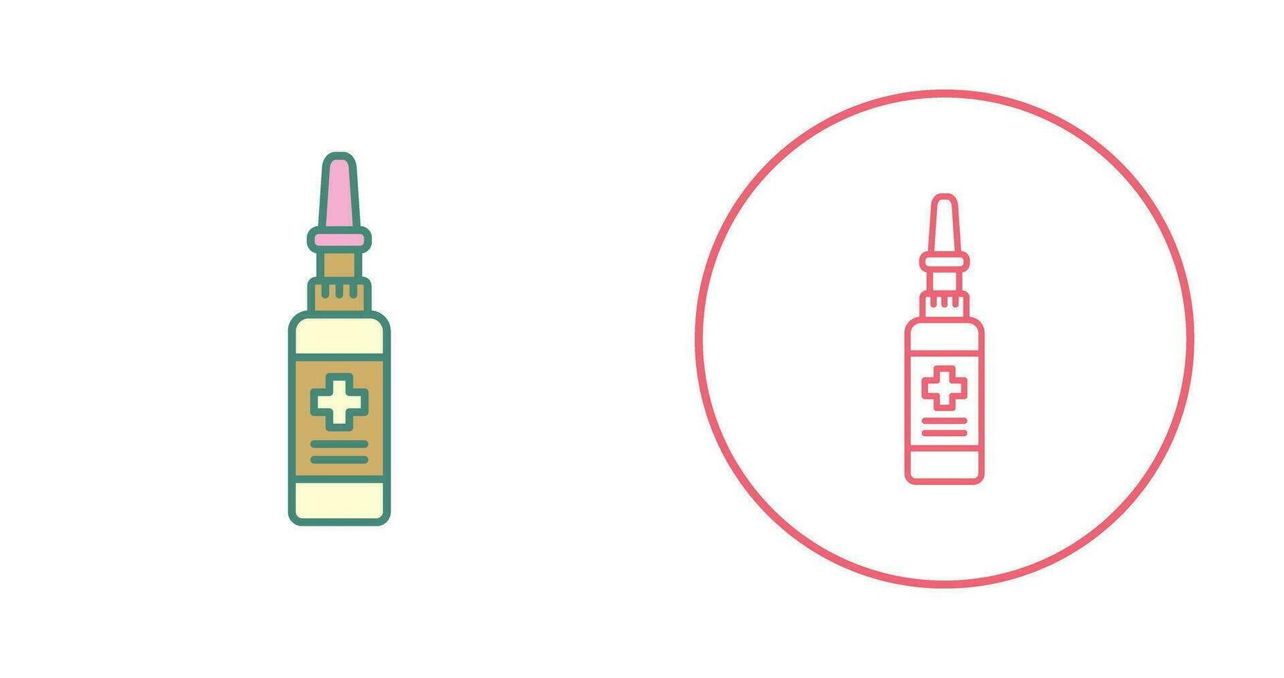 Nasal Spray Vector Icon