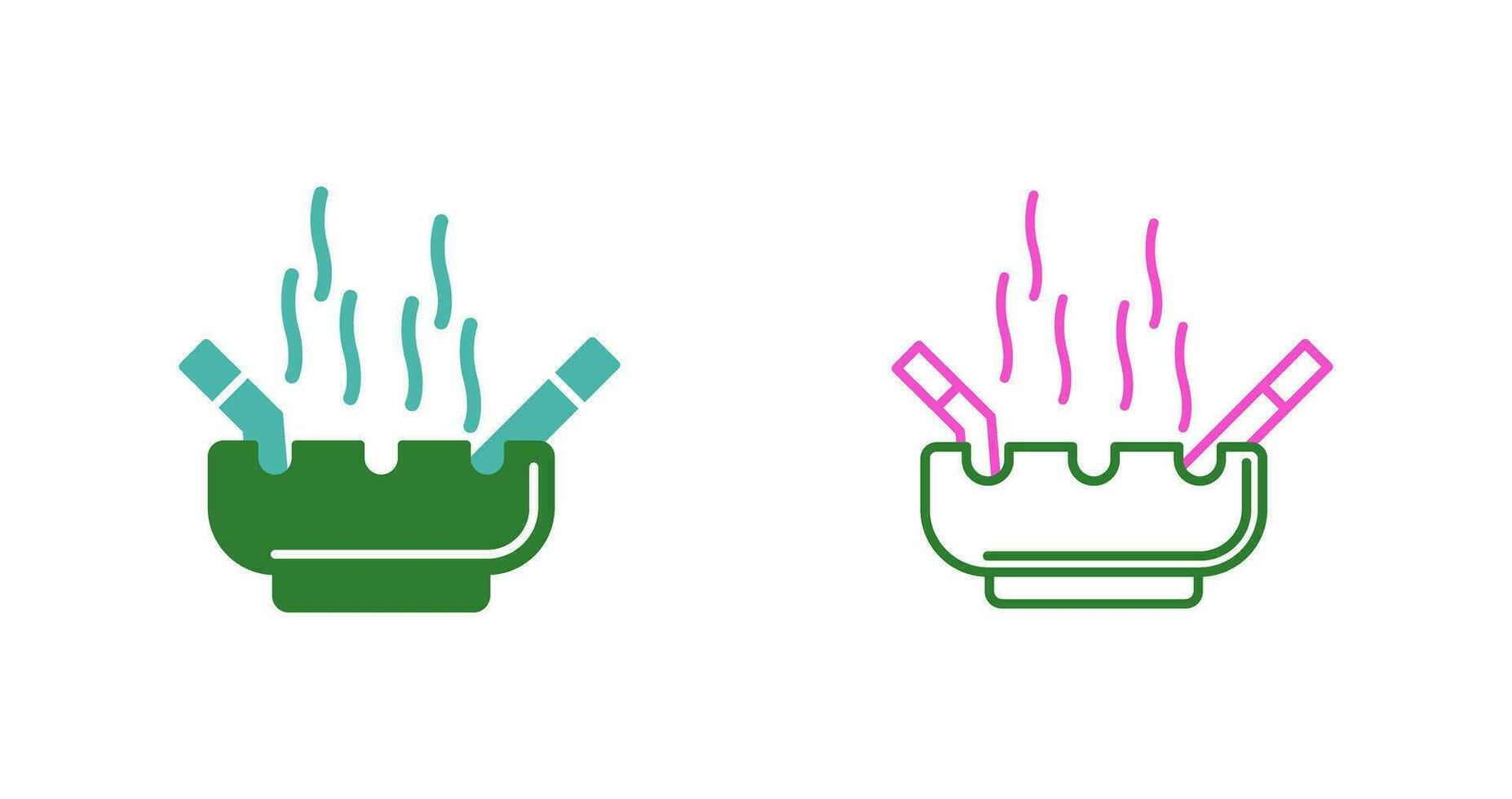 Ashtray Vector Icon