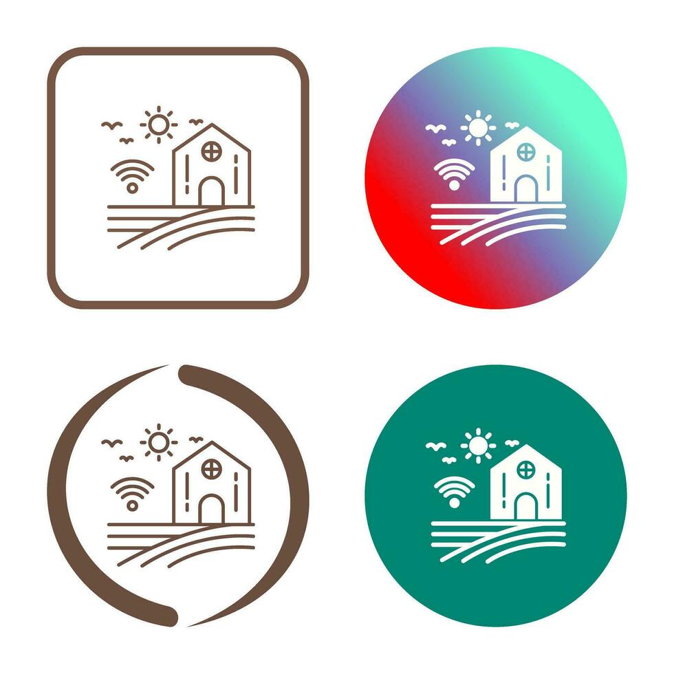 Smart Farm Vector Icon