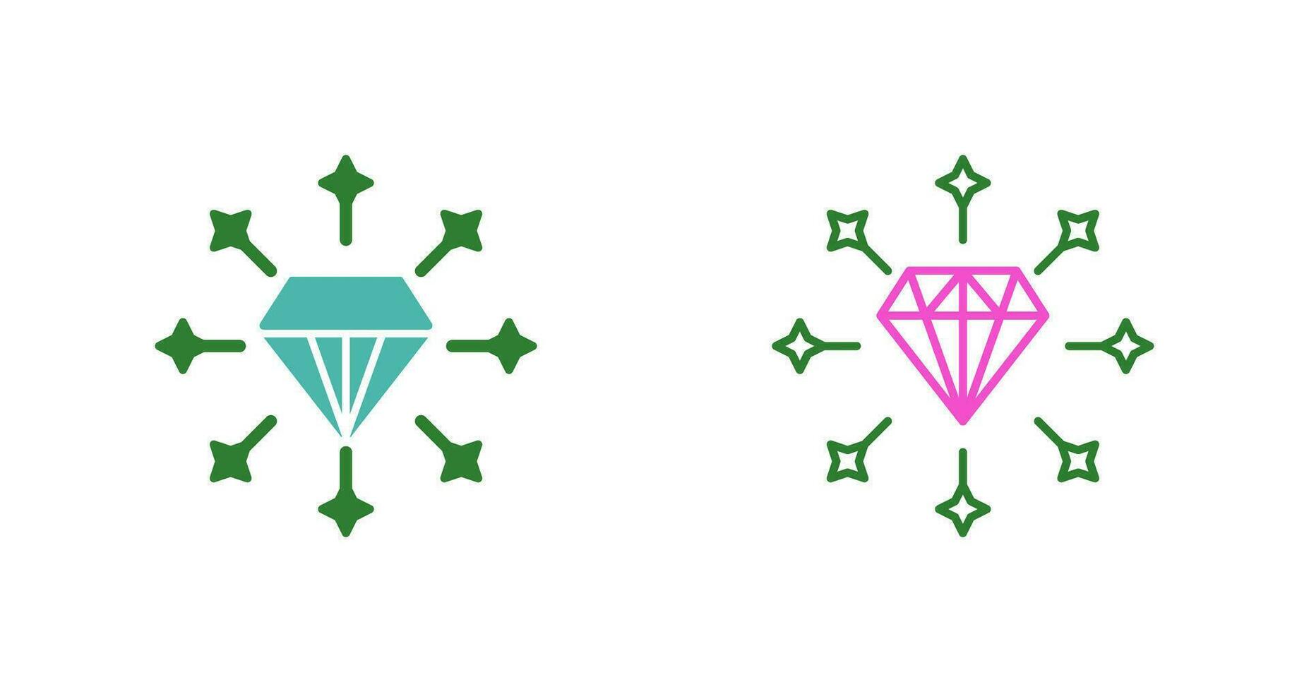 icono de vector de diamante