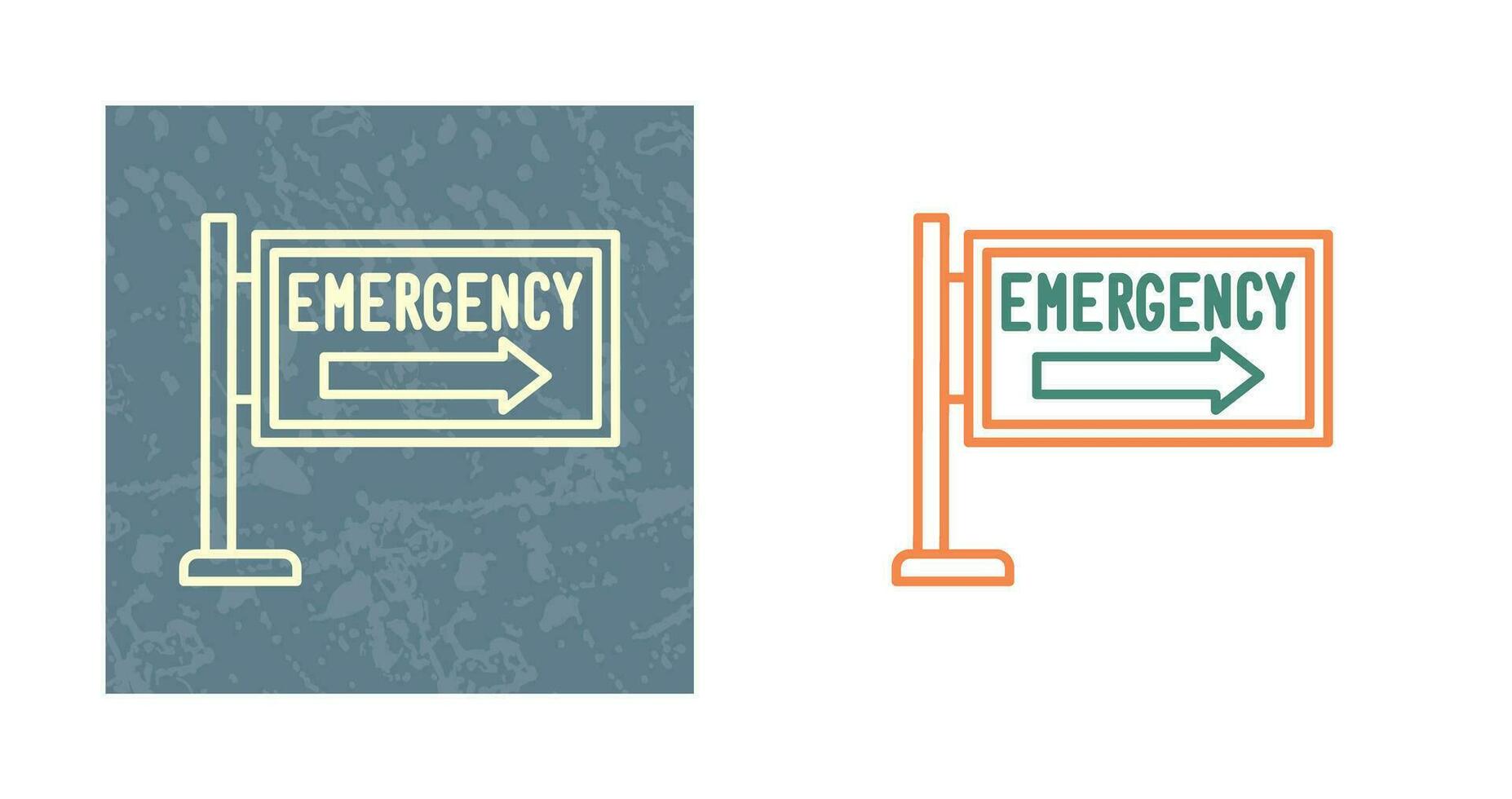Emergency Sign Vector Icon