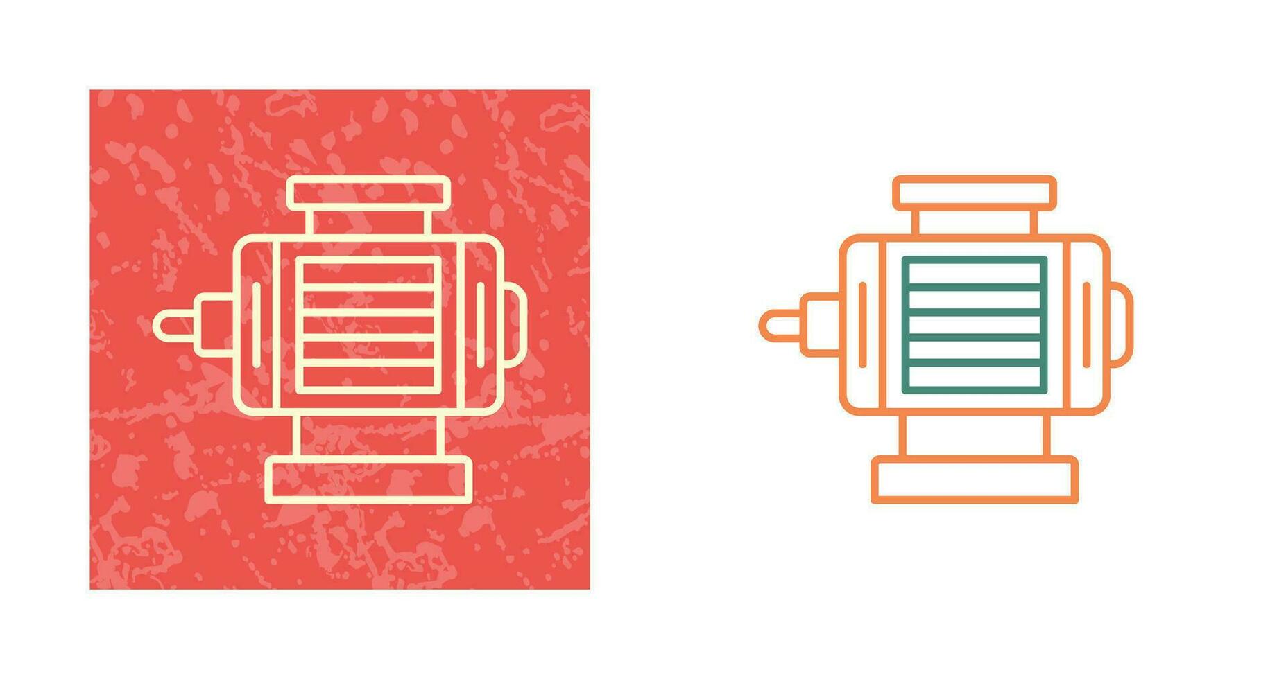 icono de vector de motor eléctrico