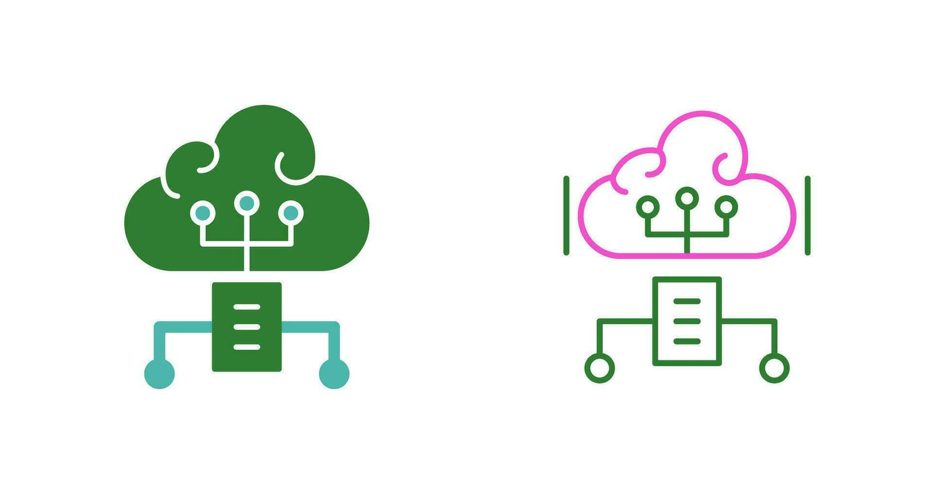 Cloud Computing Vector Icon