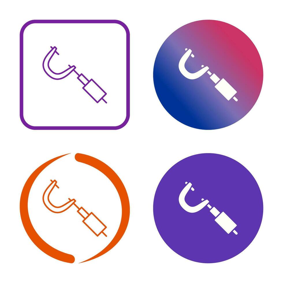 Micrometer Vector Icon