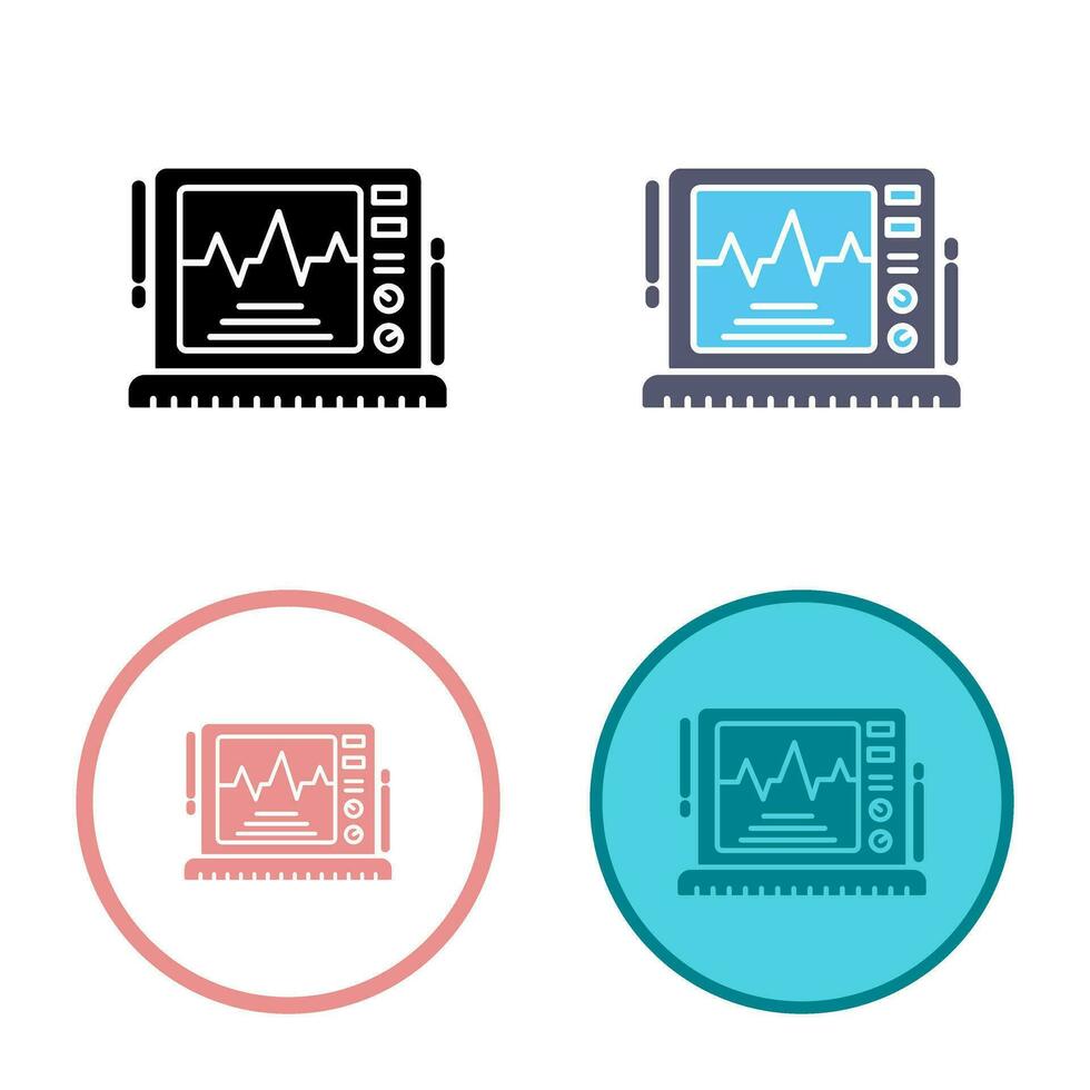 Ekg Monitor Vector Icon