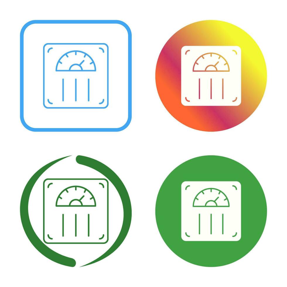 Weight Scale Vector Icon