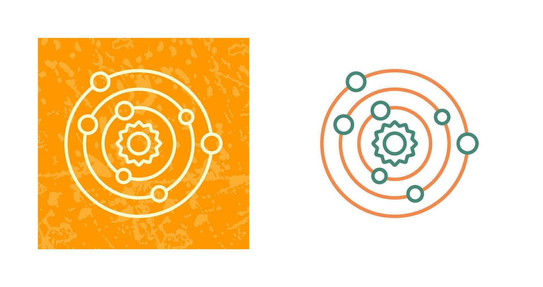 Solar System Vector Icon