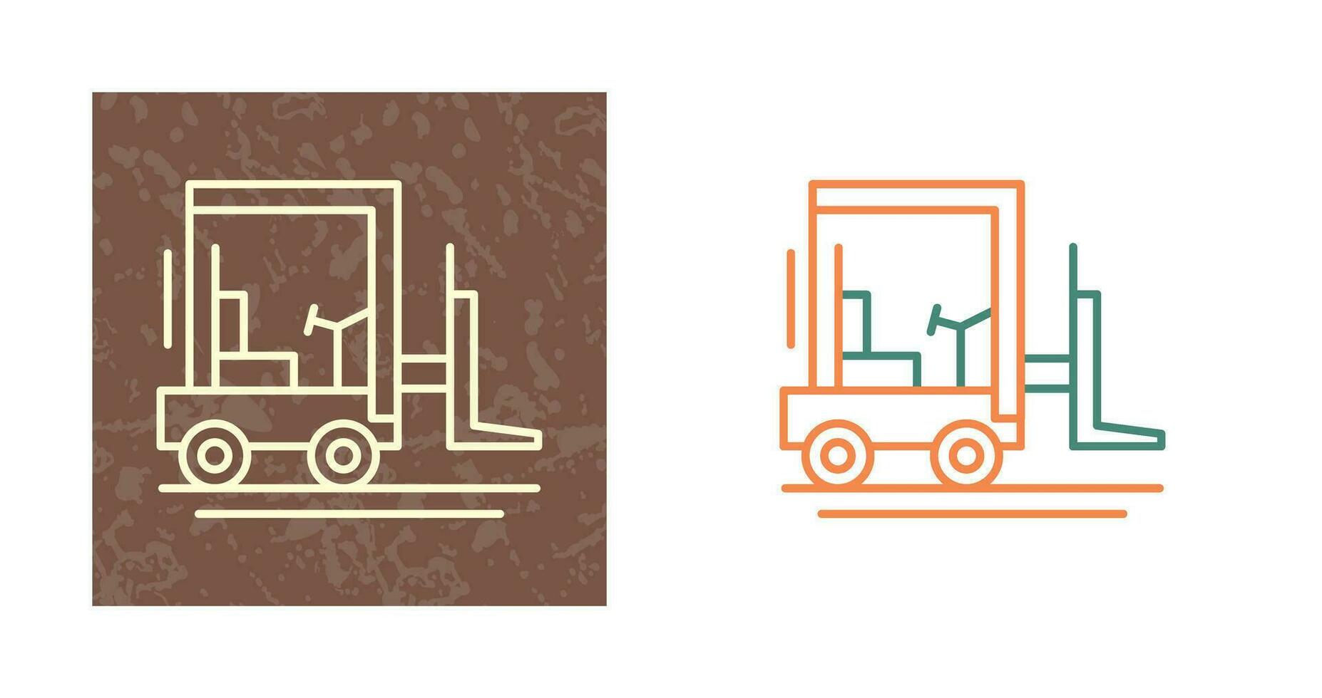 Forklift Vector Icon