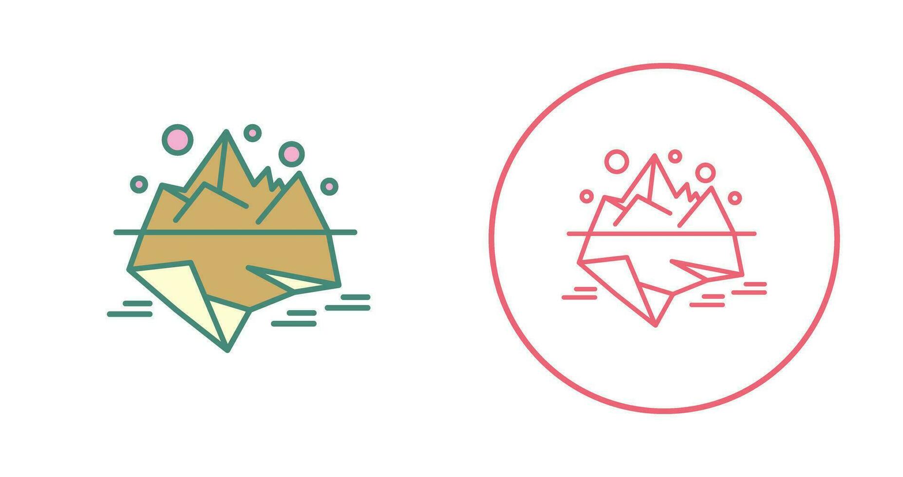 Iceberg Vector Icon