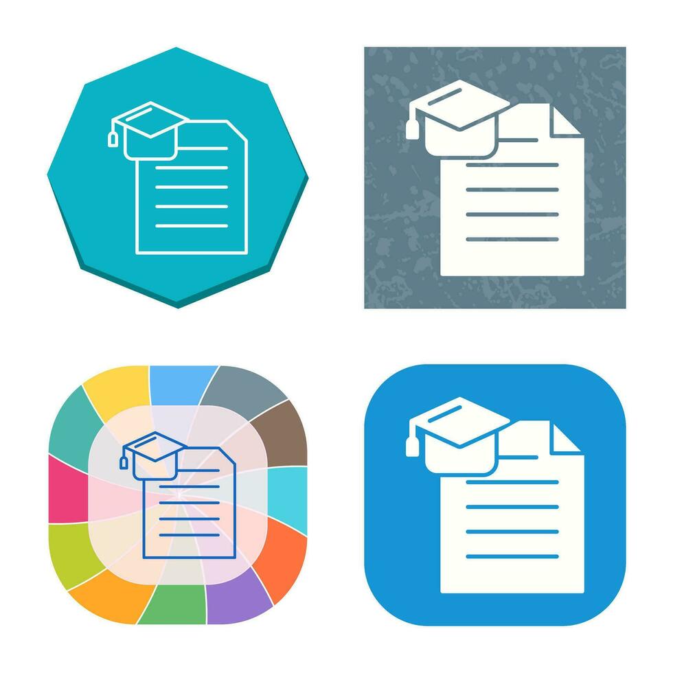 Degree Vector Icon