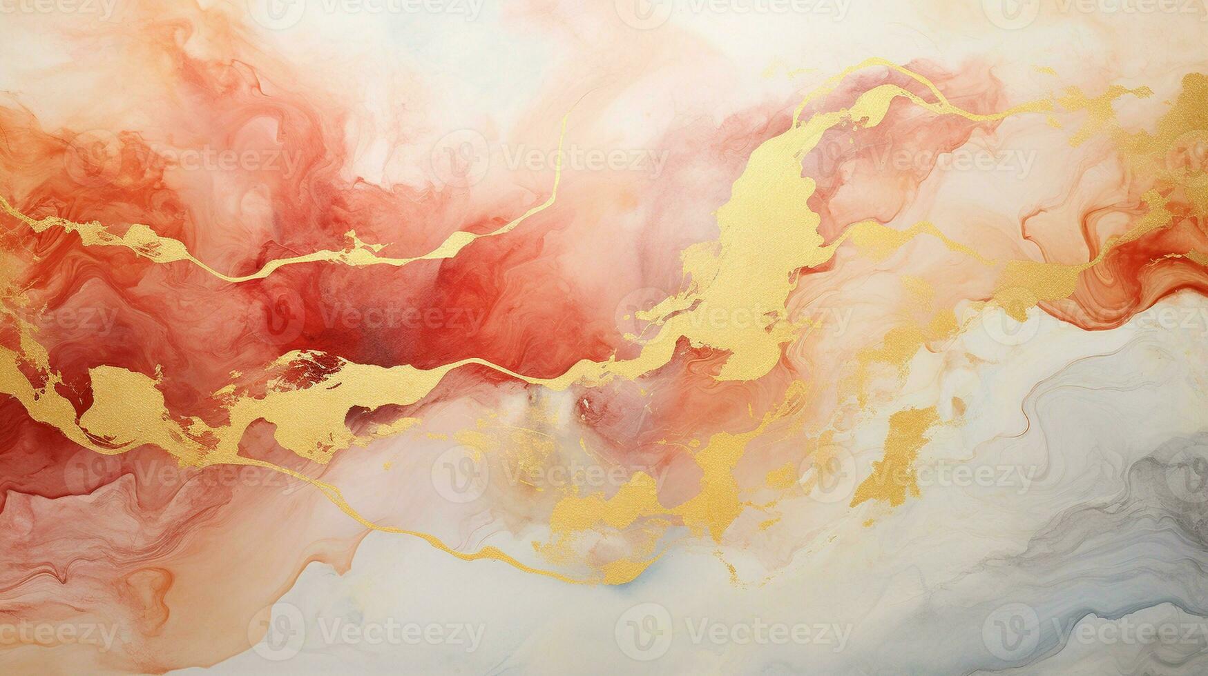 AI generated Luxury Abstract Marble Texture Background, Creative multicolored Painted waves ink Technique photo