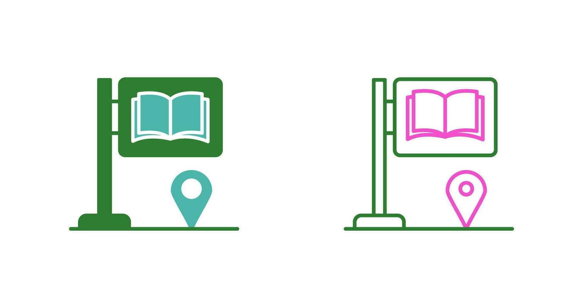 Sign Board Vector Icon