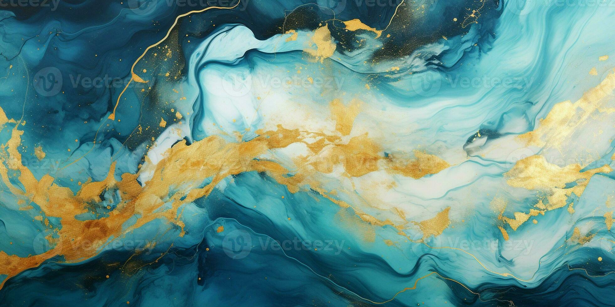 AI generated Luxury Abstract Marble Texture Background, Creative multicolored Painted waves ink Technique photo