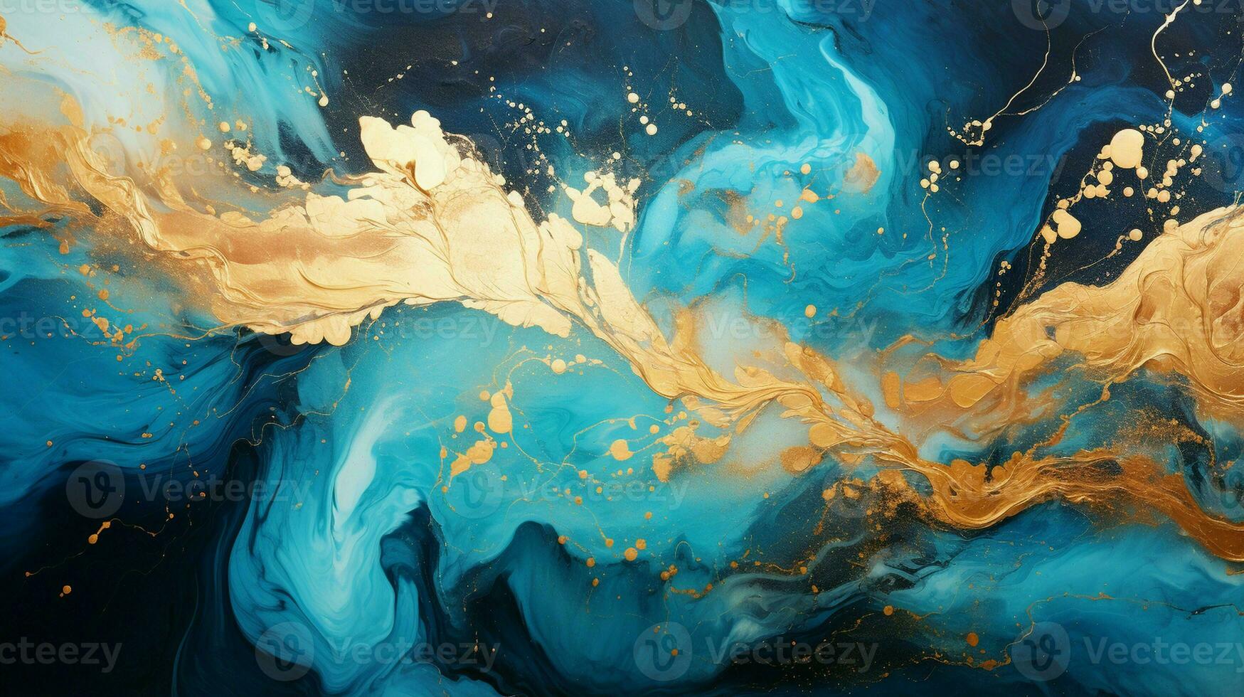 AI generated Luxury Abstract Marble Texture Background, Creative multicolored Painted waves ink Technique photo